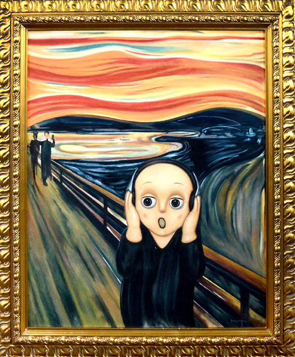 Homage to Edvard Munch The Scream