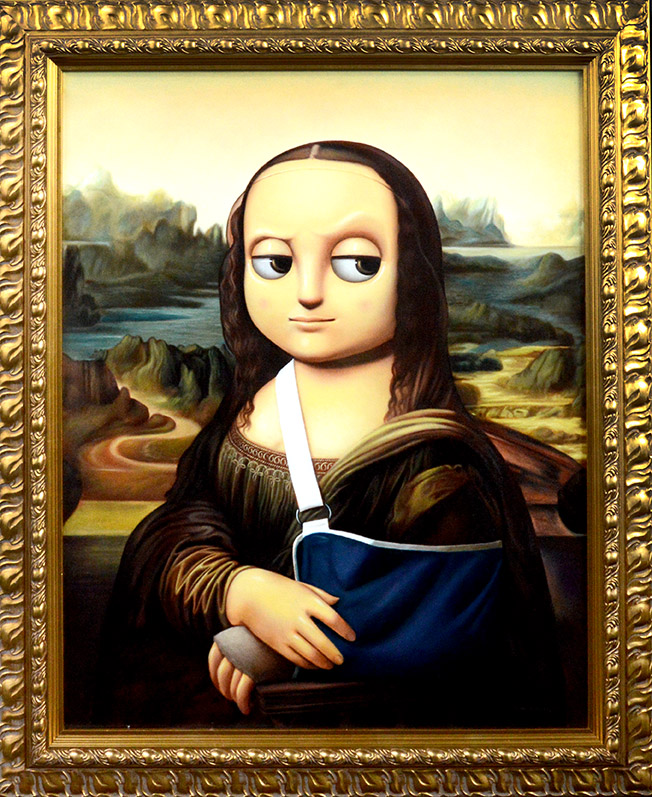 Homage to Leonardo da Vinci Mona Lisa