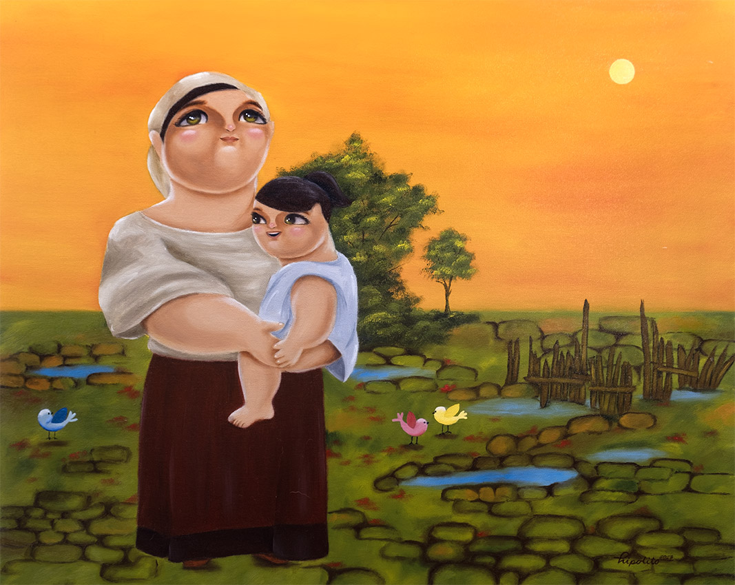 Si Nanay, Ako at ang mga Ibong Pipit(Homage to Sanso Brittany Series)