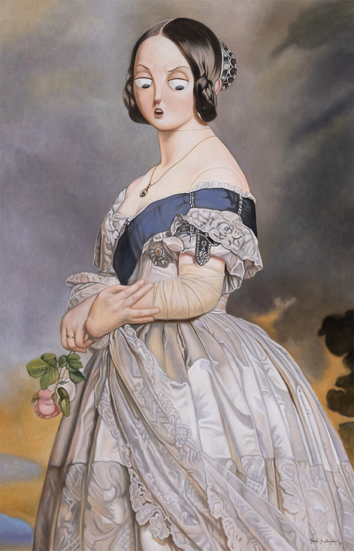 Homage to Franz Xaver Winterhalter Queen Victoria