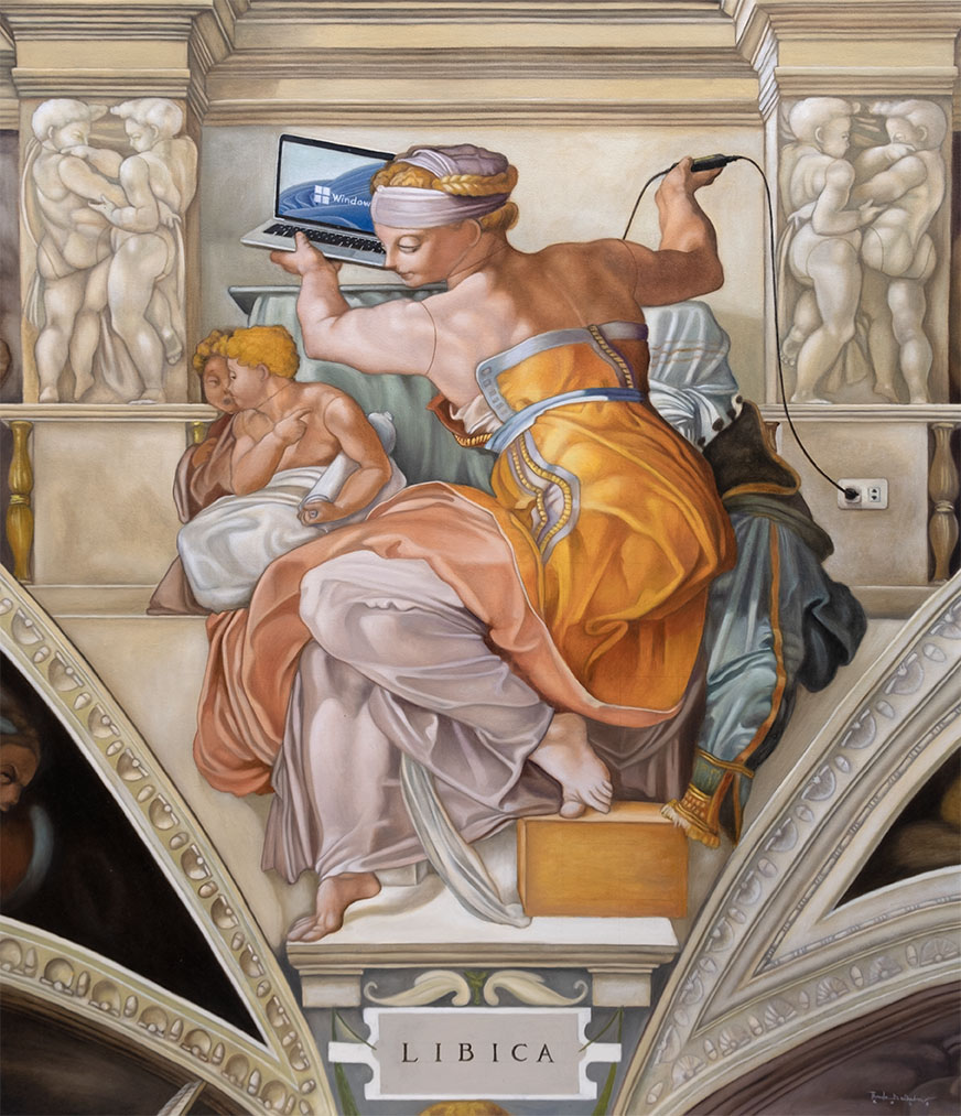 Homage to Michaelangelo Libyan Sibyl