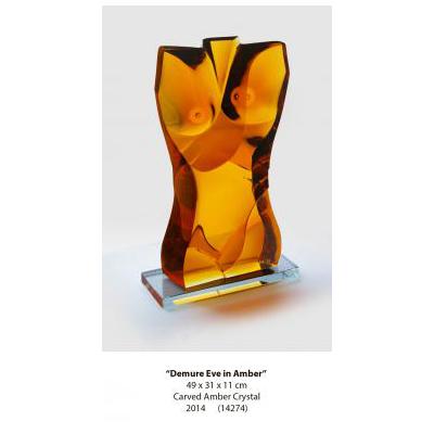 Demure Eve in Amber