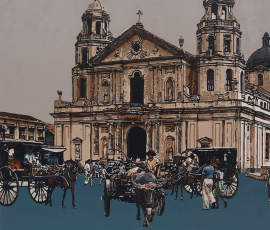 After Mass Crowd