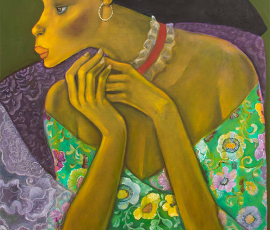 A Woman Pausing